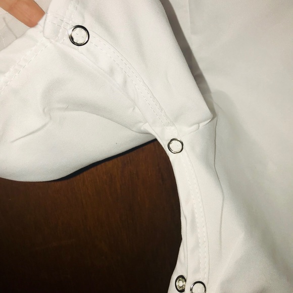 White Anchor appliqué shortall size 4T - Picture 6 of 7